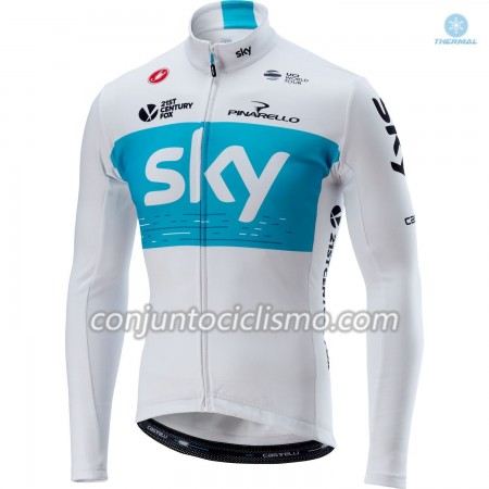 Maillot Invierno Termico 2018 Team Sky N001